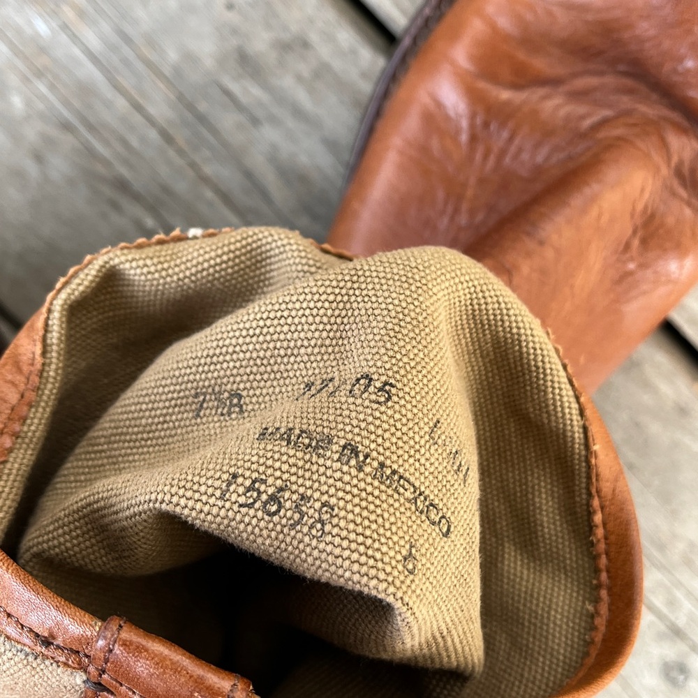 FRYE Canvas and Leather Boots - Picture 3 of 3